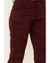 Wrangler Women's Slim Fit Utility Pants, Maroon, hi-res