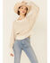 Image #1 - Shyanne Women's Light Yellow Dolman Stripe Pullover Sweater, , hi-res