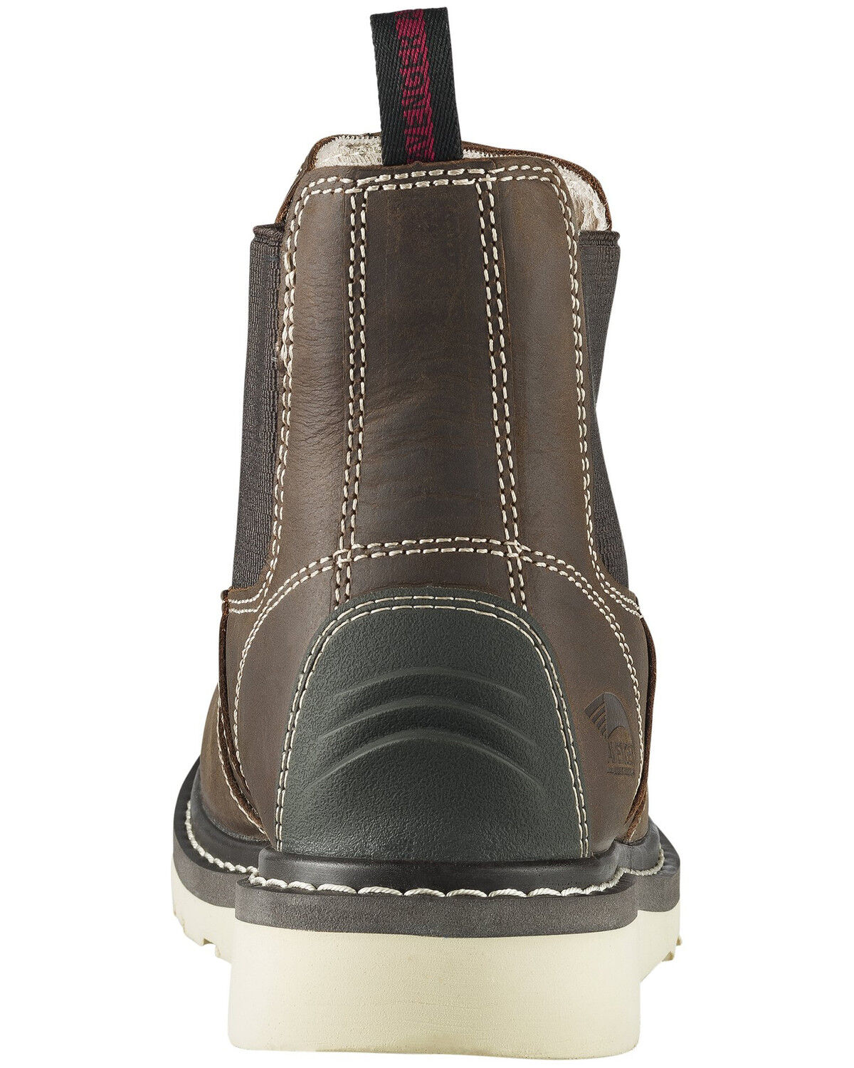 Image #5 - Avenger Women's Waterproof Chelsea Work Boots - Soft Toe, Brown, hi-res
