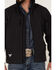 Cowboy Hardware Men's Barbwire Stitched Zip-Front Poly Shell Jacket , Grey, hi-res