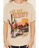 Image #3 - Ariat Women's Way Out West Short Sleeve Graphic Tee, Tan, hi-res