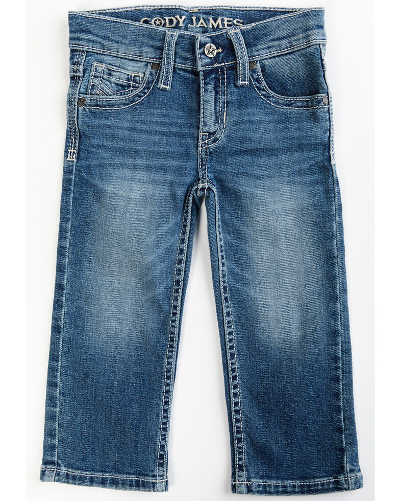 Cody James Toddler-Boys' Silverton Relaxed Bootcut Jeans, Light Wash, hi-res
