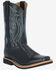 Image #1 - Smoky Mountain Men's Hidalgo Performance Western Boots - Square Toe, Black, hi-res