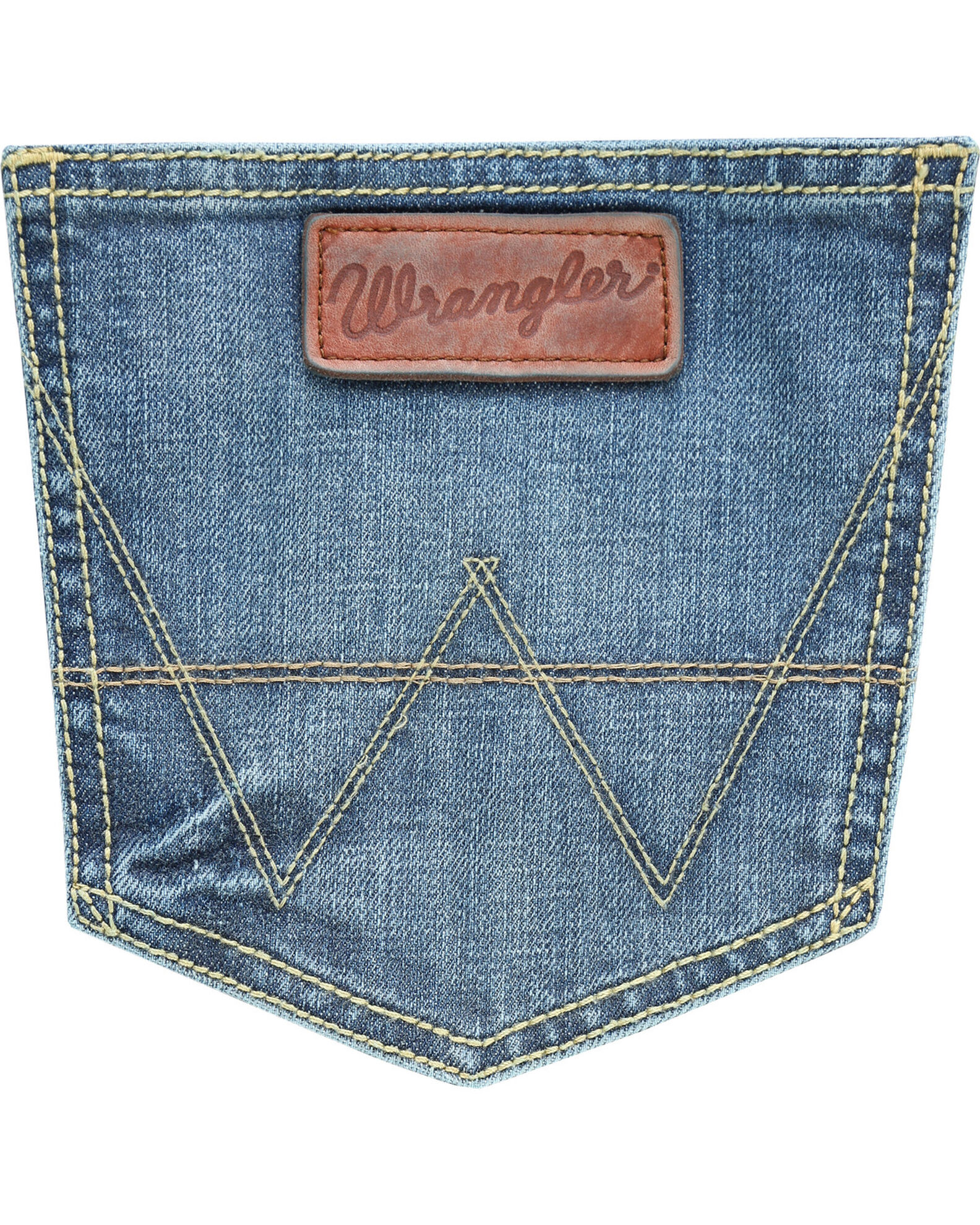 Wrangler jeans pocket design top