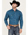 Ariat Men's Brody Novelty Long Sleeve Snap Western Shirt, Blue, hi-res