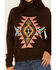 Image #3 - Rock & Roll Denim Women's Southwest Turtleneck Sweater , Brown, hi-res