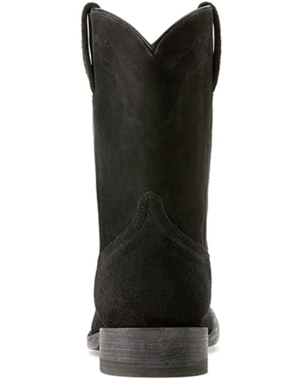 Image #3 - Ariat Men's Downtown Suede Western Boots - Round Toe, Black, hi-res