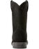 Image #3 - Ariat Men's Downtown Suede Western Boots - Round Toe, Black, hi-res