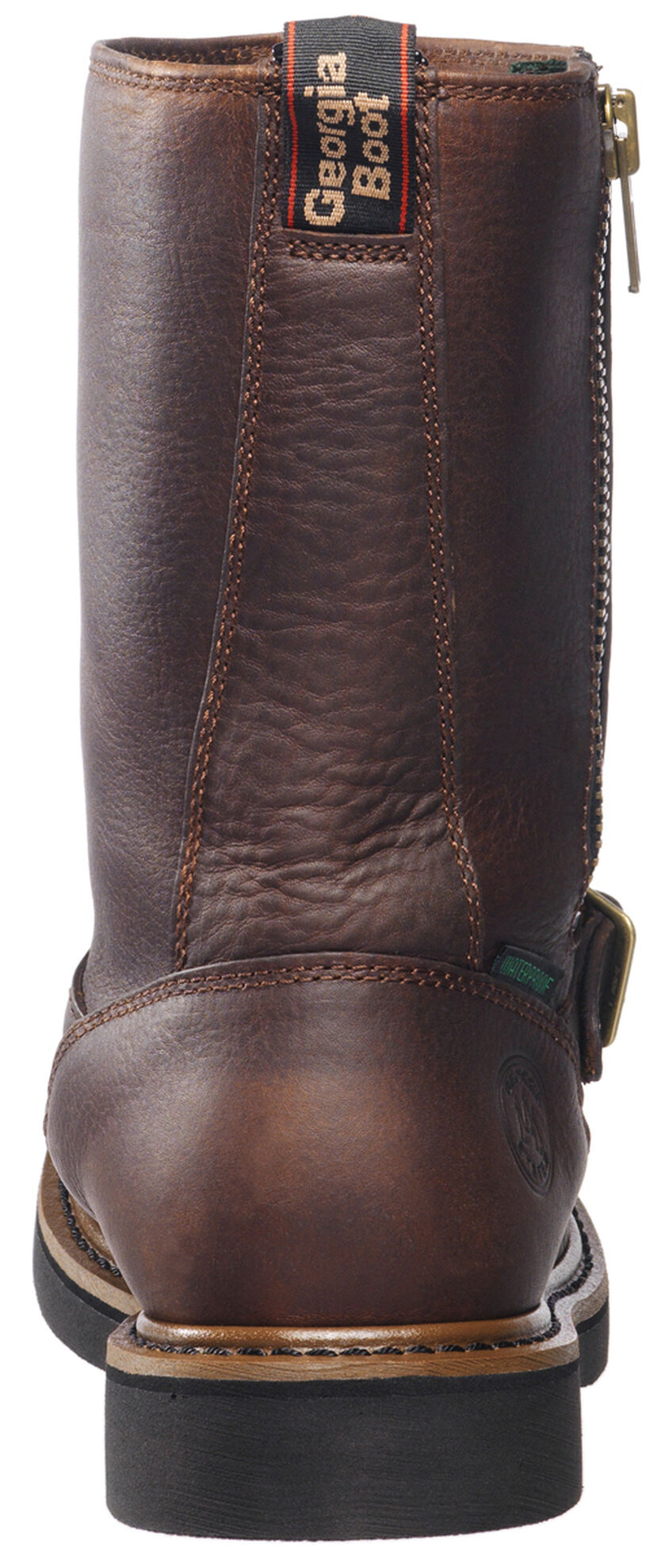 Georgia boots zip up sale