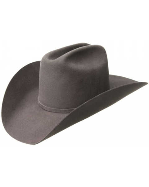 Bailey Men's Wheeler 3X Wool Felt Cowboy Hat, Grey, hi-res