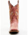Dan Post Women's Athena Floral Embroidered Western Performance Boots - Broad Square Toe, Pink, hi-res