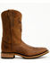 Image #2 - Double H Men's 11" Stockman Ice Roper Western Boots - Broad Square Toe , Chocolate, hi-res
