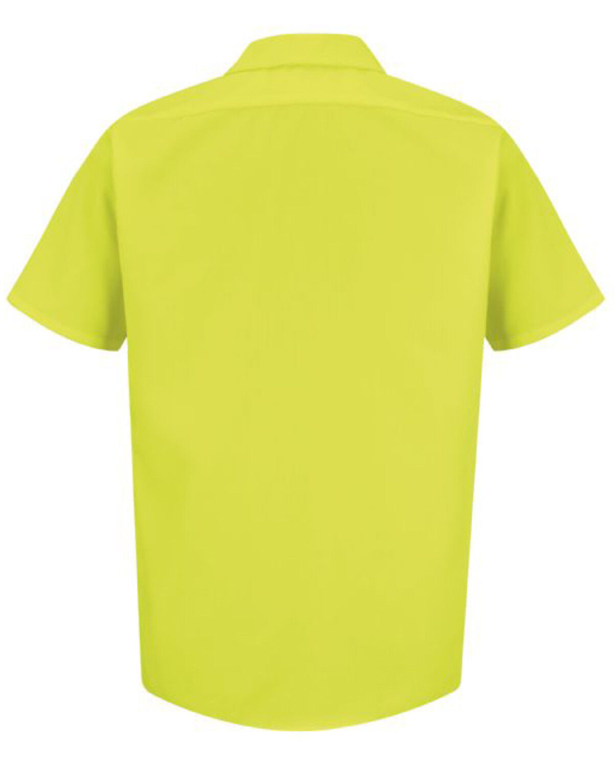 Image #2 - Red Kap Men's Enhanced Visibility Short Sleeve Work Shirt - Tall, , hi-res