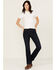 Image #1 - Wrangler Riggs Women's Dark Wash Bootcut Work Jeans, Blue, hi-res