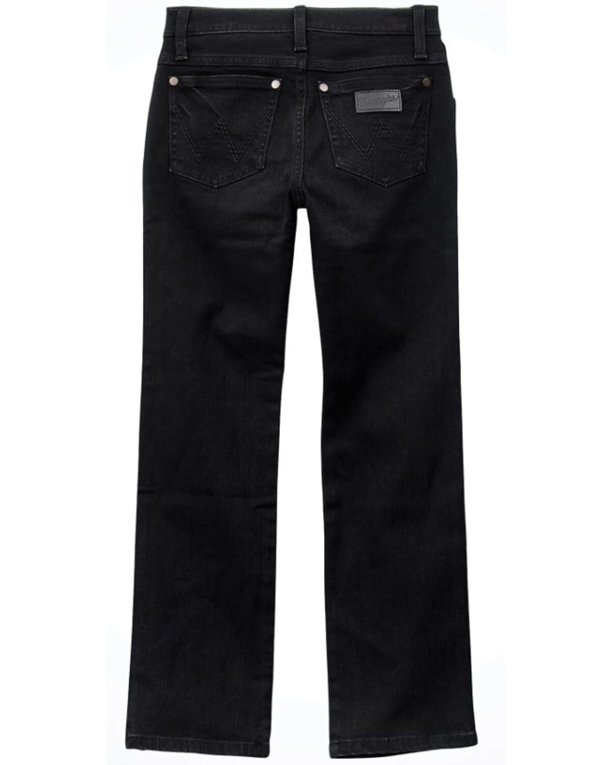 Image #2 - Wrangler Retro Boys' Slim Straight Stretch Denim Jeans, Black, hi-res