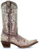 Corral Girls' Crater Bone Embroidered Western Boot - Snip Toe, Brown, hi-res