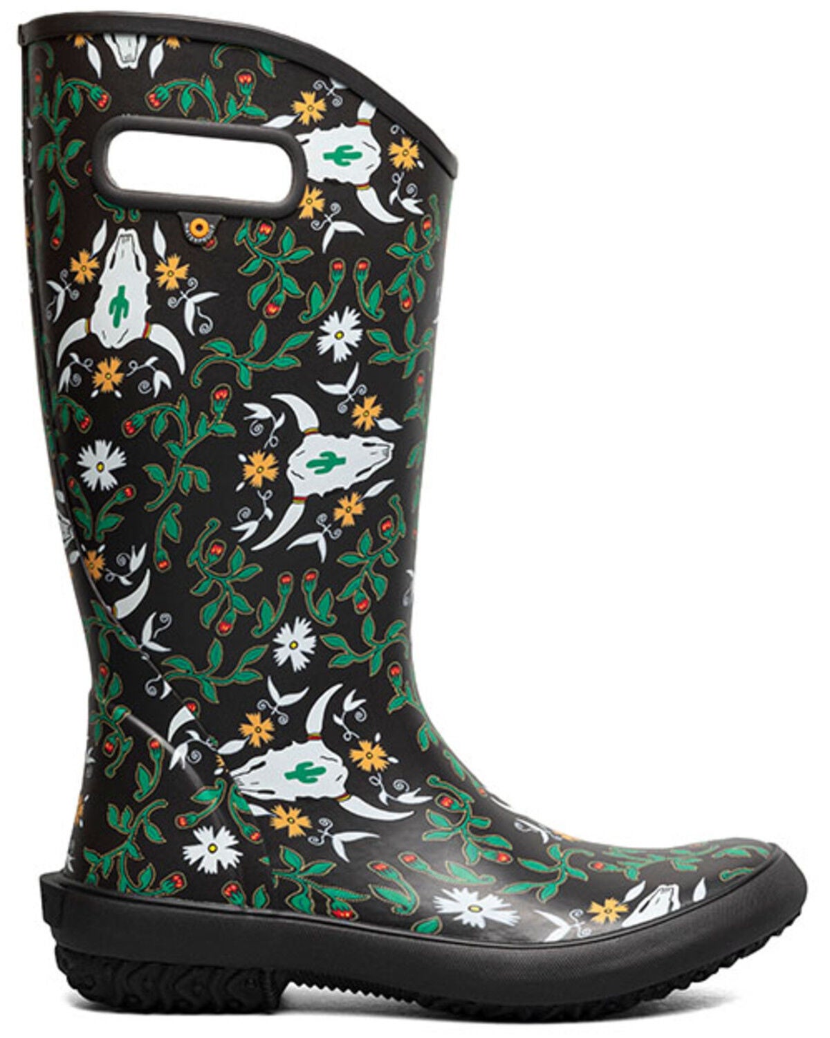 Image #2 - Bogs Women's Rodeo Rain Boots - Round Toe, Dark Brown, hi-res