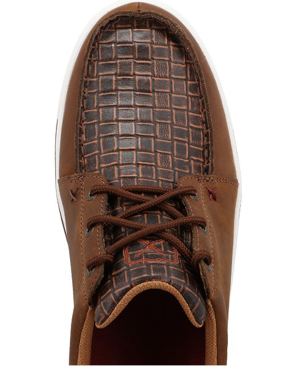 Image #6 - Twisted X Men's Kicks Casual Shoes - Moc Toe, Chocolate, hi-res