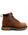 Image #2 - Hawx Men's 6" Enduro Lace-Up Work Boots - Soft Toe, Dark Brown, hi-res