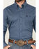 Image #3 - George Strait by Wrangler Geo Print Long Sleeve Button-Down Stretch Western Shirt, Navy, hi-res