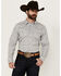 Image #1 - Cody James Men's Railroad Paisley Print Long Sleeve Snap Western Shirt, Cream, hi-res