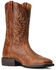 Image #1 - Ariat Men's Brander Leather Performance Western Boot - Broad Square Toe , Brown, hi-res