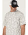 Image #2 - Hawx Men's Forge Camo Print Short Sleeve Work Shirt, Grey, hi-res