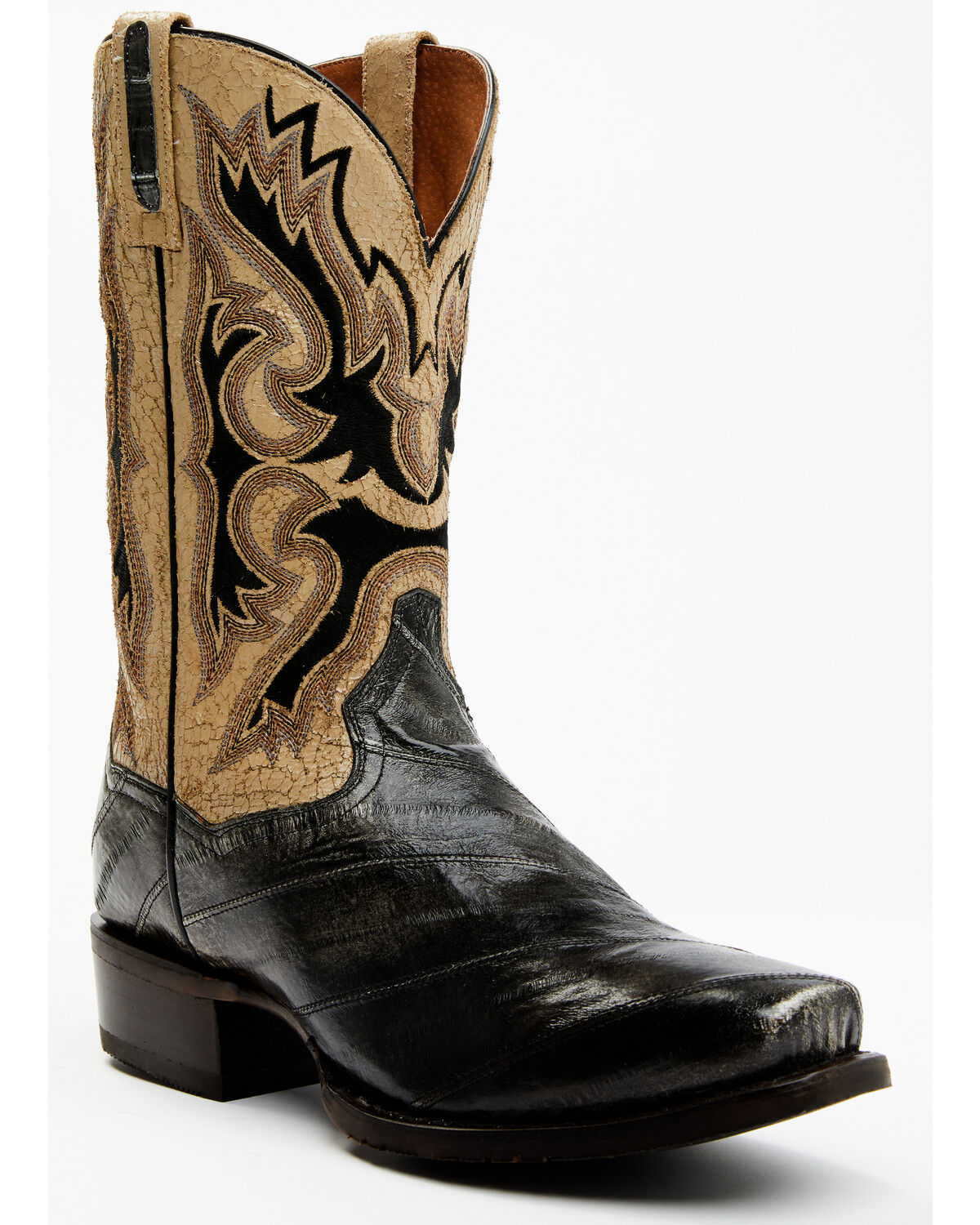 Image #1 - Dan Post Men's Exotic Eel Western Boots - Square Toe, , hi-res
