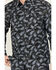 Image #3 - Moonshine Spirit Men's Kaanapali Floral Print Long Sleeve Snap Western Shirt, Black, hi-res