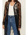 Image #3 - Beyond The Radar Women's Lace Long Sleeve Kimono, Black, hi-res