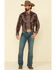 Image #3 - Resistol Men's Multi Chestnut Check Plaid Long Sleeve Western Shirt, Multi, hi-res