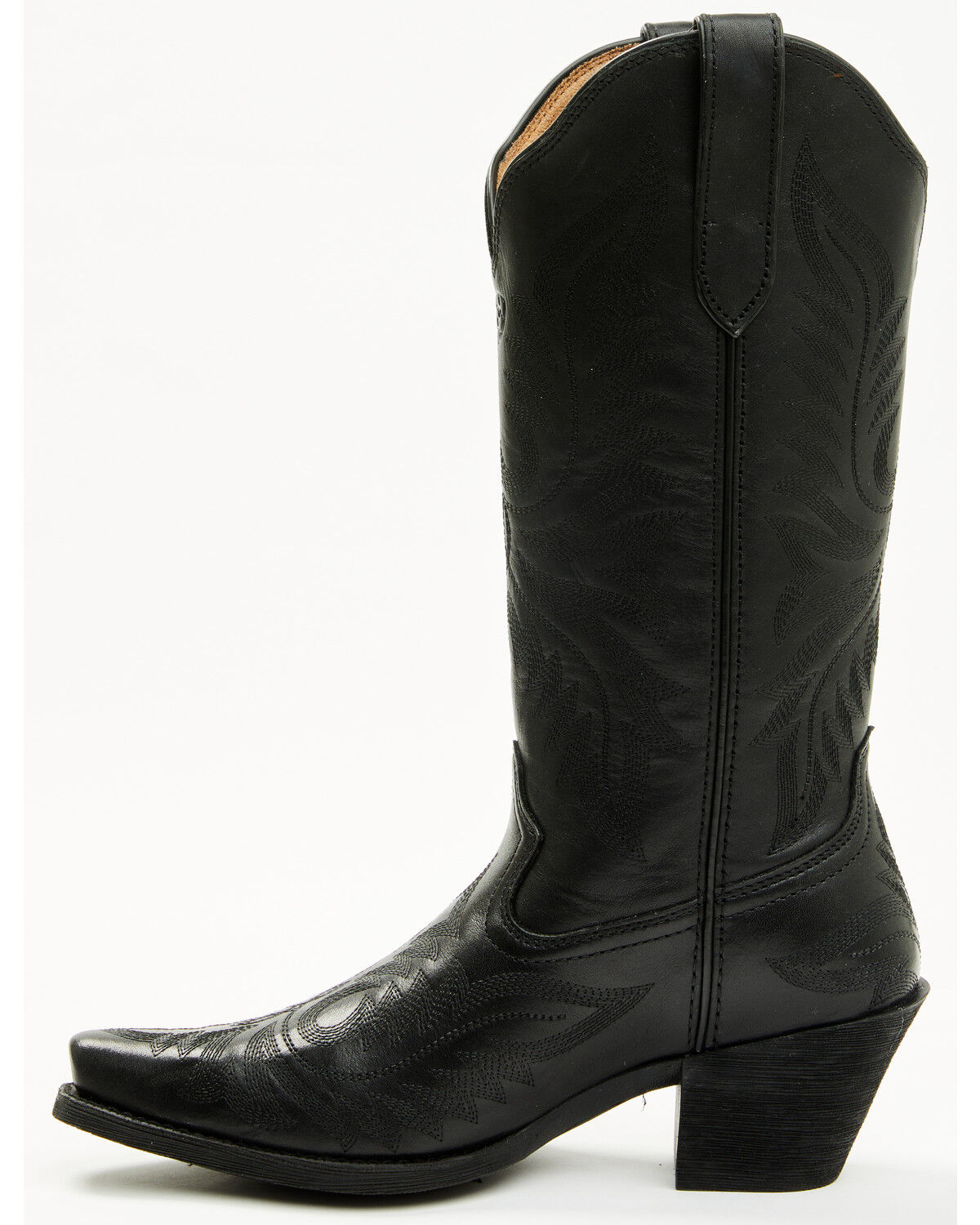 Image #3 - Ariat Women's Round Up Collins Western Boots - Snip Toe, Black, hi-res