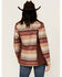 Image #4 - Cowgirl Hardware Women's Desert Serape Striped Softshell Jacket , Brown, hi-res