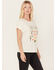Image #3 - White Crow Women's Wild & Free Short Sleeve Graphic Tee, White, hi-res