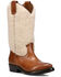 Image #1 - Frye Women's Billy Pull-On Shearling Western Boots - Round Toe, Caramel, hi-res