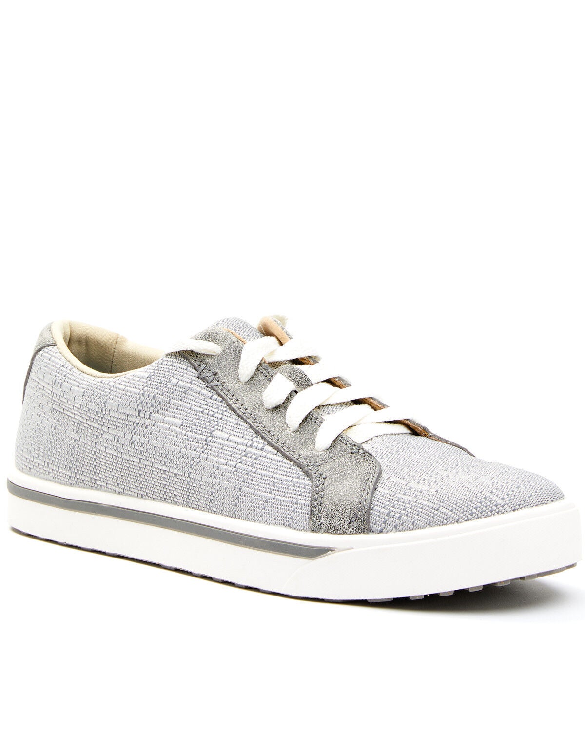 Wrangler Footwear Men's Classic Gray Shoes, Grey, hi-res