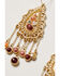 Image #2 - Shyanne Women's Rosewood Paisley Chandelier Earrings, Gold, hi-res
