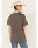 Bohemian Cowgirl Women's Nashville Guitar and Roses Short Sleeve Graphic Tee, Black, hi-res