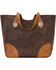 American West Women's Annie's Secret Collection Brown Large Zip Top Tote, Brown, hi-res