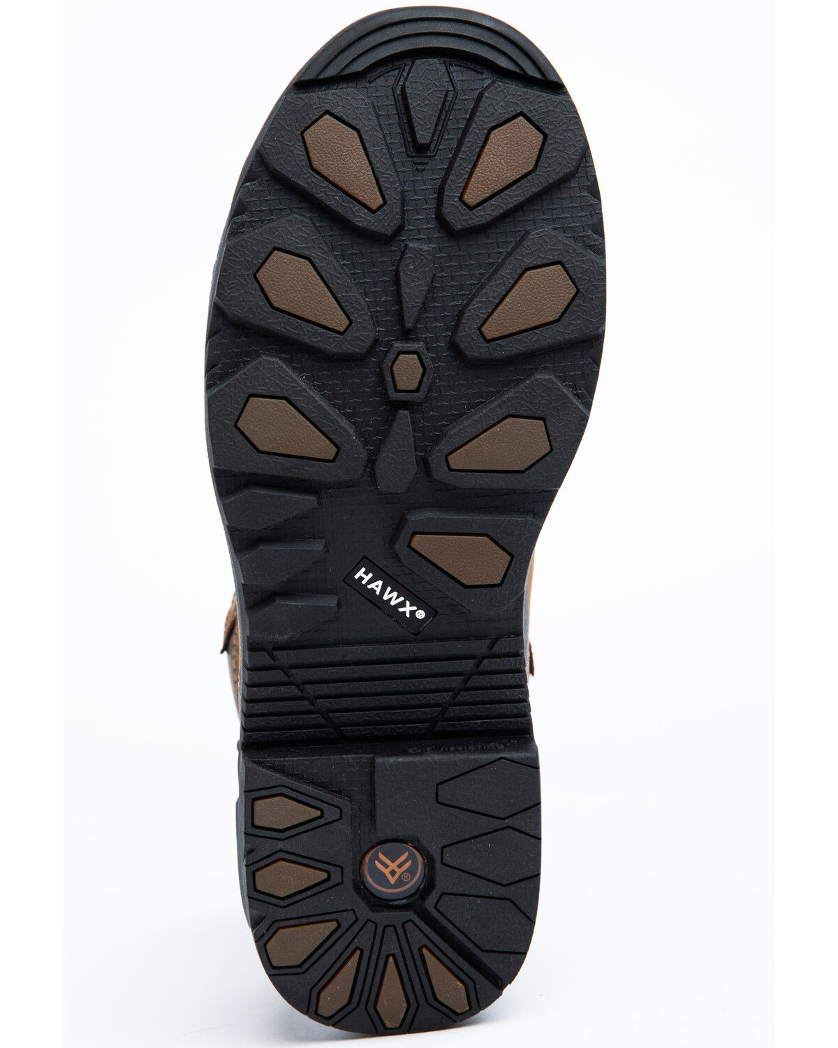 Image #7 - Hawx Men's 6" Crew Lace-To-Toe Work Boots - Composite Toe, Dark Brown, hi-res