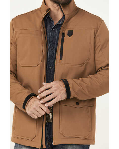 Image #3 - RANK 45® Men's Buffalo Field Softshell Jacket, Tan, hi-res
