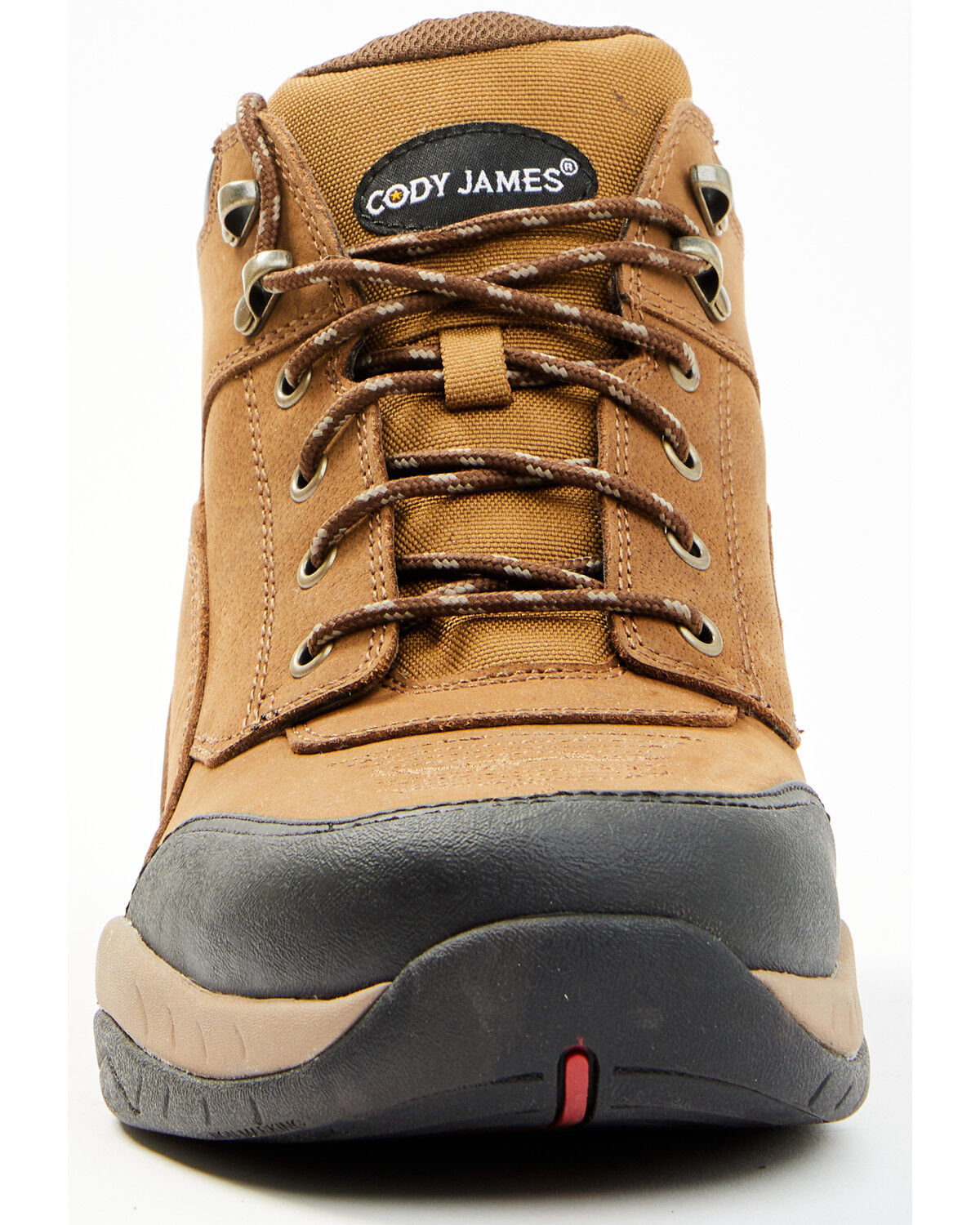 Image #4 - Cody James Men's Endurance Soft Song Shin Buff Lace-Up Work Boots - Soft Toe, Tan, hi-res