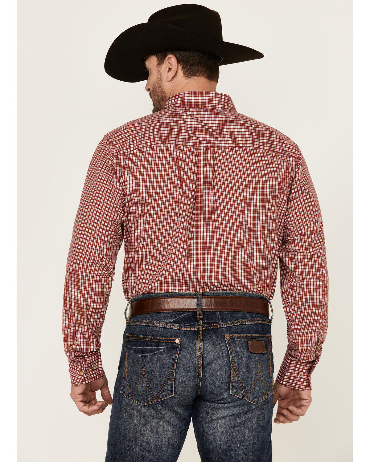 Image #4 - Wrangler Riata Men's Assorted Plaid Print Long Sleeve Button-Down Western Shirt, Multi, hi-res