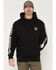 Image #1 - Troll Co Men's Haggler Hands Graphic Hooded Sweatshirt, Black, hi-res