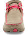 Image #4 - Twisted X Women's Tough Enough to Wear Pink Driving Mocs - Moc Toe, Distressed, hi-res