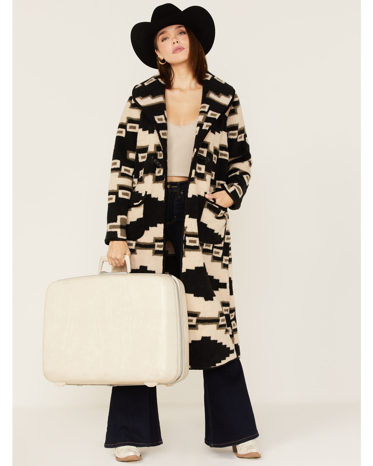 Tasha polizzi solas blanket coat hotsell