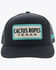 Hooey Men's Cactus Ropes Logo Mesh Ball Cap, Black, hi-res