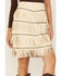 Double D Ranchwear Women's Queen Of The Rodeo Fringe Skirt, Ivory, hi-res