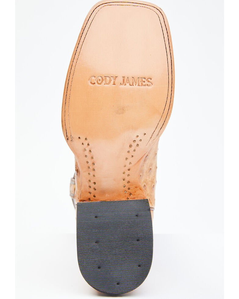Cody James Men's Serengeti Exotic Ostrich Skin Western Boots - Wide Square Toe | Sheplers