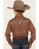 Image #4 - Cowboy Hardware Boys' Curvy Diamond Print Long Sleeve Snap Western Shirt, , hi-res